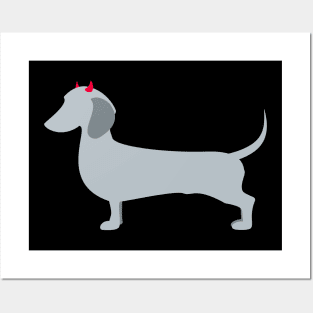 Dachshund Devil Posters and Art